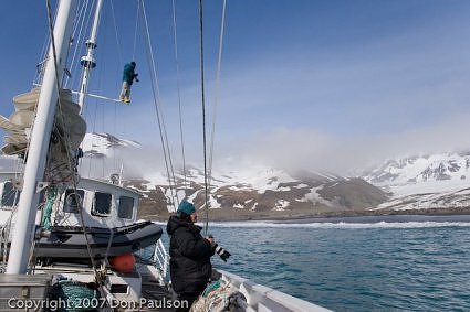 Photographing from a Boat